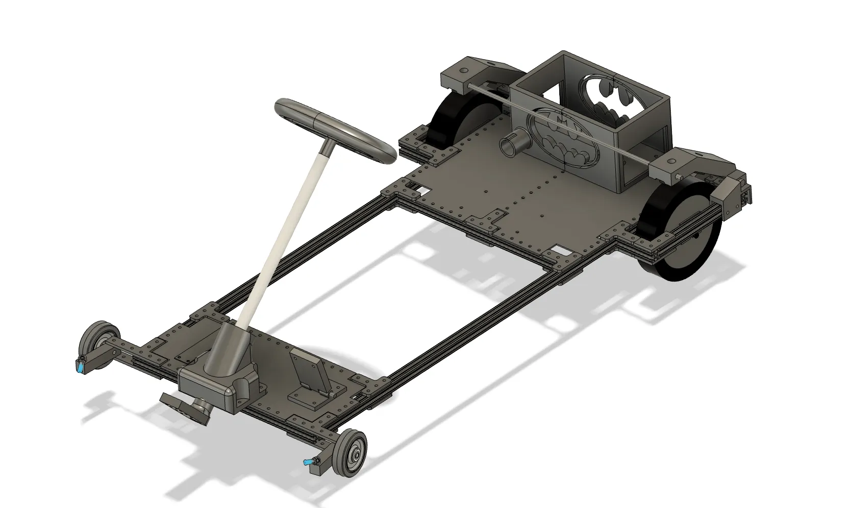 CAD assembly of the go-kart