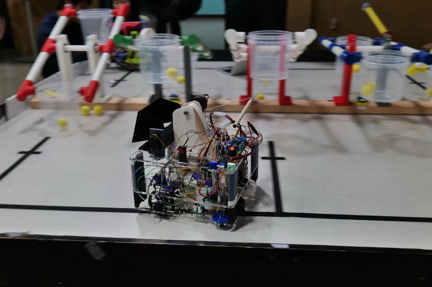 The Purple Tape autonomous robot on the game field