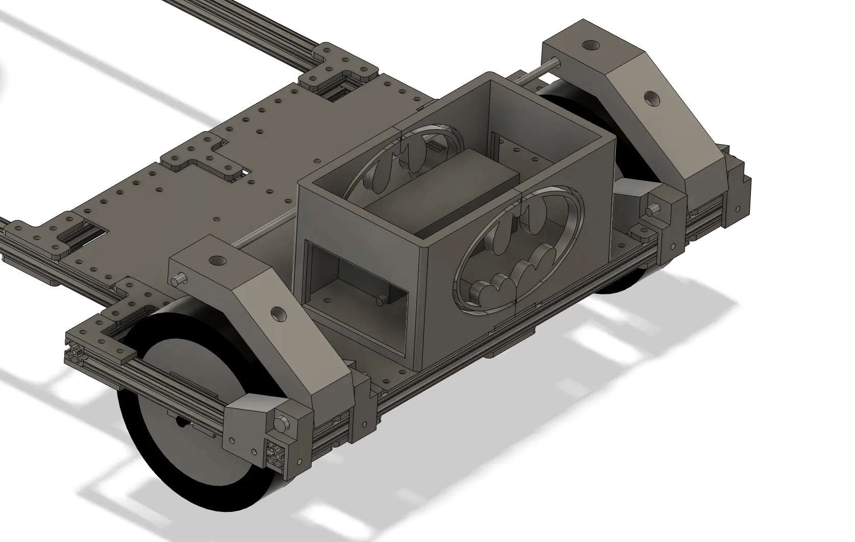 CAD detail of the braking system